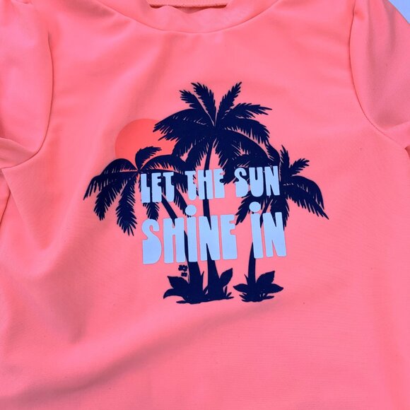 Cat & Jack 2 Piece Rash Guard Bathing Suit Size 2T - Picture 3 of 7